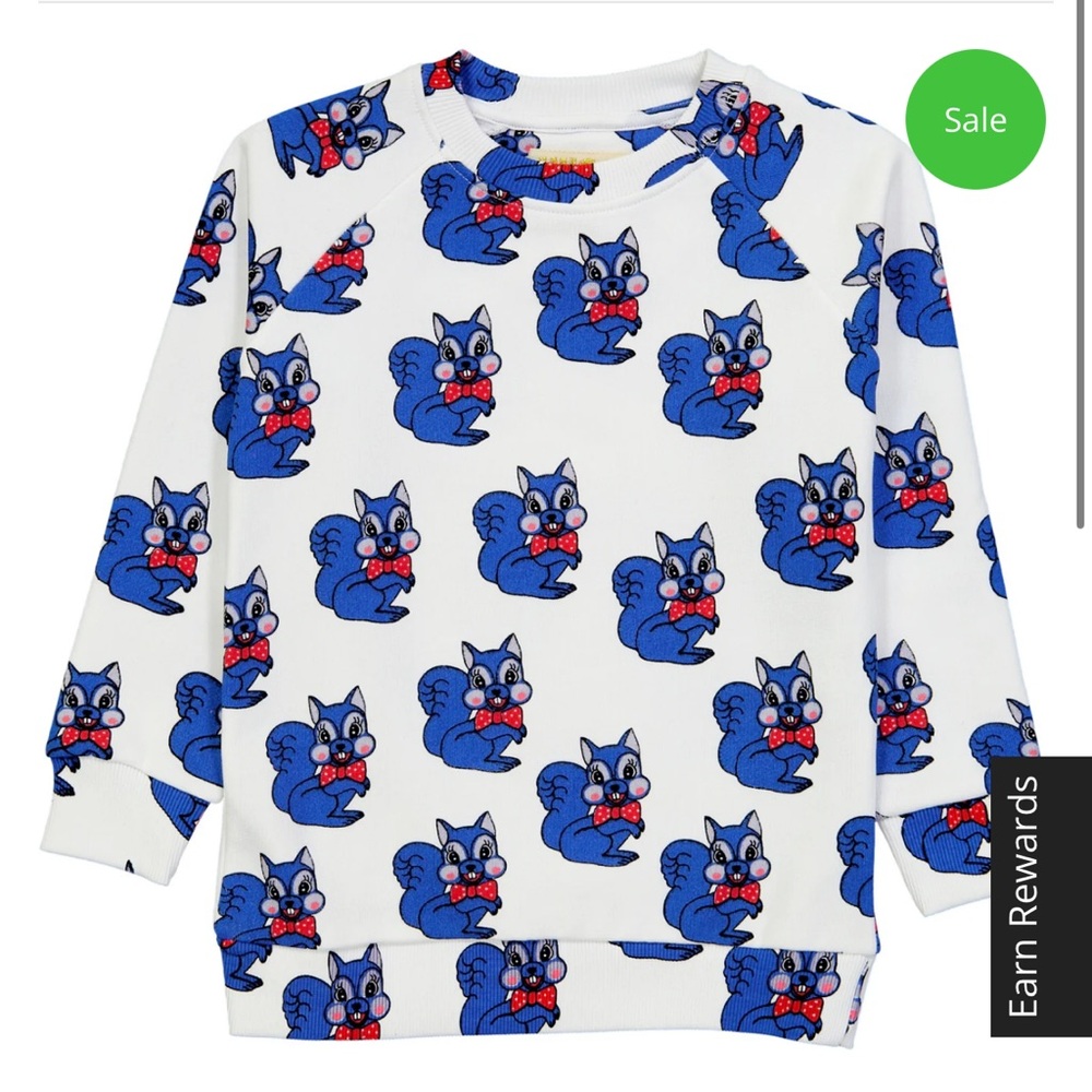 Hugo Loves Tiki Squirrel Kids Sweatshirt